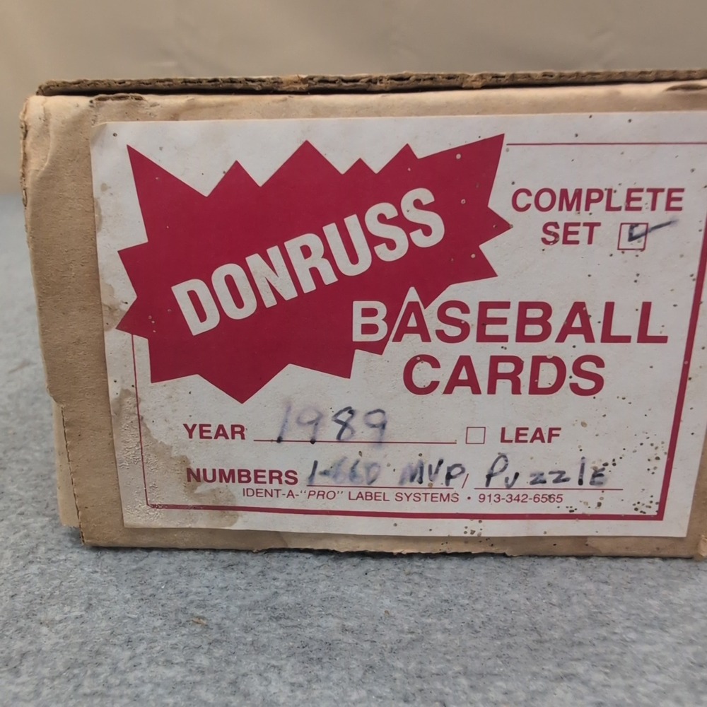 1989 Donruss Baseball Complete Set 1-660 MVP Puzzle Warren Spahn NM - Picture 1 of 3